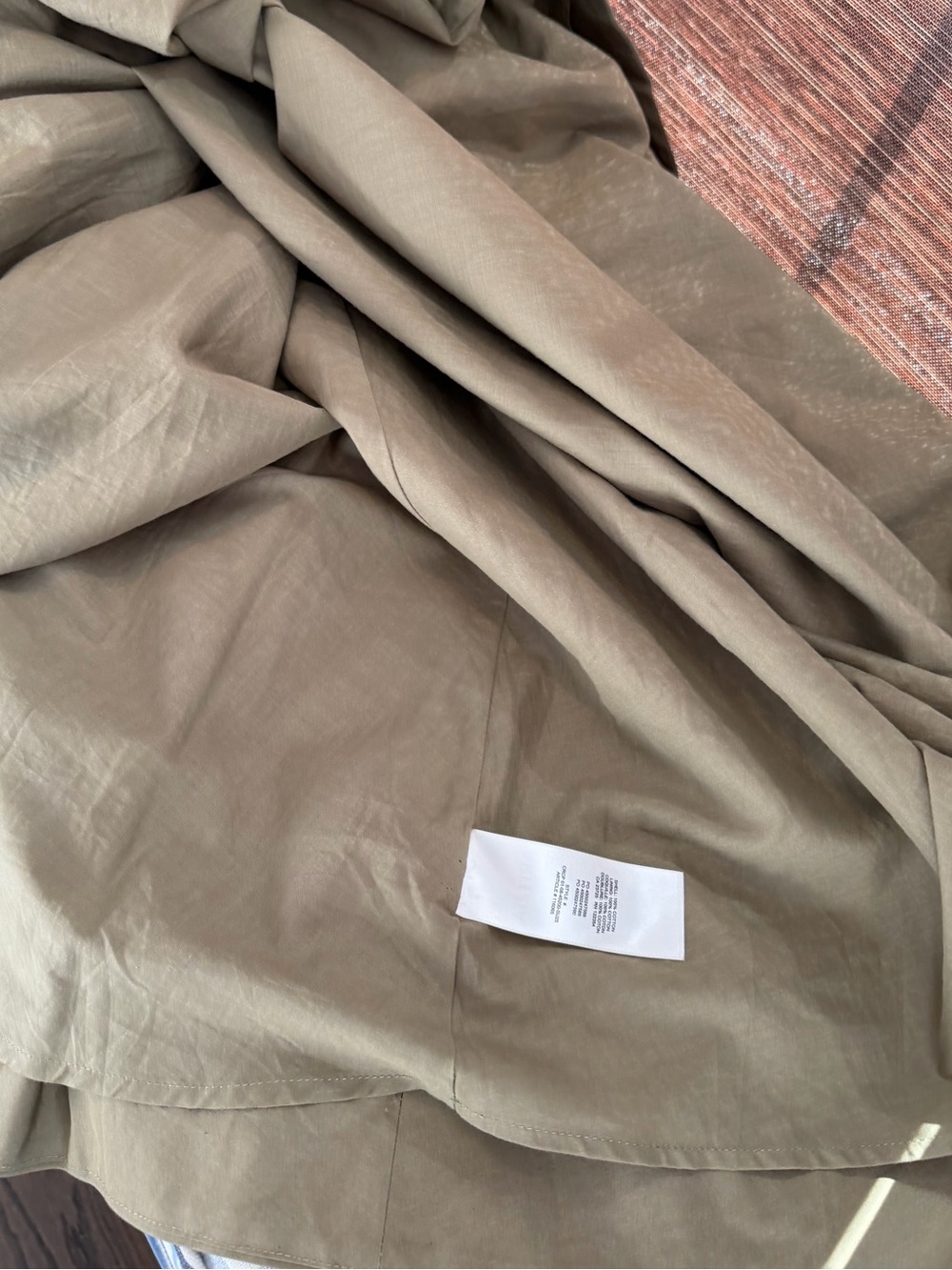 Aritzia Babaton Encourage Poplin Maxi Dress Olive Size L - Picture 9 of 9